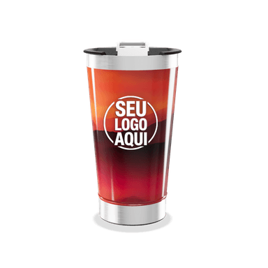 Copo Térmico Estampa Pôr Do Sol personalizado
