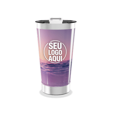 Copo Térmico Estampa Pôr Do Sol personalizado