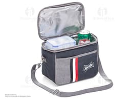 Bolsa térmica de 7,6 litros, ideal para manter alimentos e bebidas frescos durante viagens de negócios ou passeios. Feita em