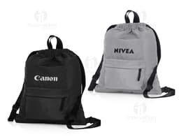 Mochila saco de couro elegante ideal para compras ou passeios casuais. Acessório versátil com alça e zíper, perfeito para