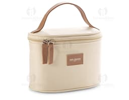 Necessaire em alumínio com alça e tampa retrô - ideal para armazenar seus objetos com estilo e praticidade. Perfeito para