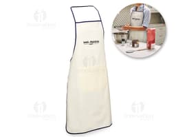 Avental elegante de alta qualidade, perfeito para chefs e amantes da culinária. Feito em algodão resistente, seu design