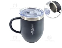 Stainless steel thermal mug 350ml to keep your drink hot for longer. Perfect for enjoying fresh coffee or hot tea in a