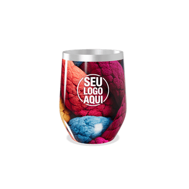 Copo Térmico Slim Estampa Colorida personalizado