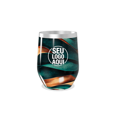 Copo Térmico Slim Ondas Coloridas personalizado
