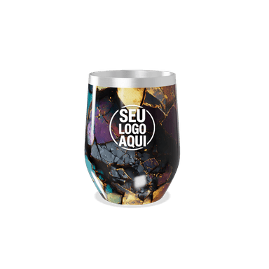 Copo Térmico Slim Marmorizado Colorido personalizado