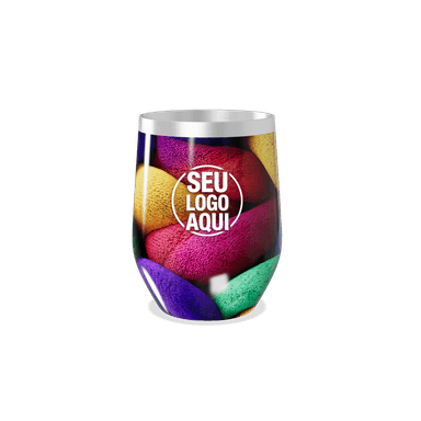 Copo Térmico Slim Estampa Multicolorida personalizado