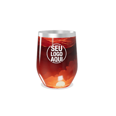 Copo Térmico Slim Pôr Do Sol Aço Inox personalizado
