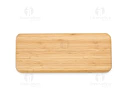 Petisqueira de bambu 36 x 15, perfeita para servir seus petiscos de forma elegante e sustentável. Feita com material orgânico