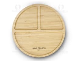 Petisqueira de bambu 30x30: ideal para servir petiscos com estilo e charme. Feita com material sustentável, essa petisqueira