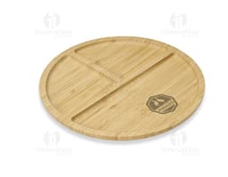 Petisqueira de bambu 30x30 perfeita para servir snacks de forma elegante e sustentável. Ideal para eventos e reuniões