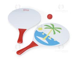 Este é o Kit Frescobol MDF perfeito para quem busca diversão e estilo! Com um design moderno e colorido, este kit é ideal