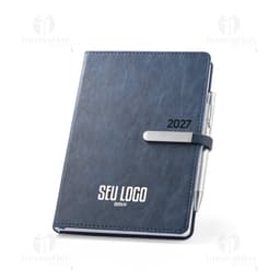 Agenda com fecho magnético 2027 - Azul