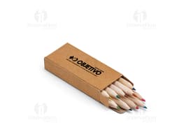 Caja con 10 mini lápices de color - ideal para estudiantes, artistas y oficinas. Perfecto para dibujar y colorear, con