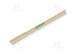 Caneta de papel craft em metal, escrita precisa e sustentável. Ideal para seu escritório ou estudo.