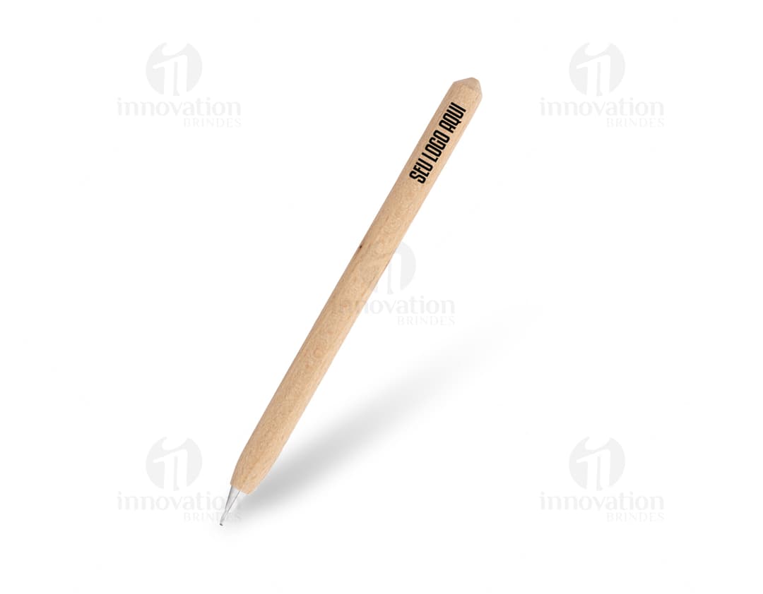 Caneta de madeira artesanal para escrita de qualidade. Perfeita para uso no escritório, escola ou em casa. Feita com