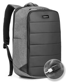 Mochila para notebook de couro preta - ideal para viagens de negócios ou estudo. Moderna e espaçosa, com compartimentos para todos os seus equipamentos tecnológicos. Leve, resistente e com design elegante. Perfeita para quem busca estilo e funcionalidade em um único produto. Adquira já a sua!