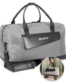 Bolsa de viagem de luxo em couro preto - Moderna e elegante, essa bolsa é perfeita para suas viagens a negócios ou lazer. Com fecho de segurança e alça ajustável, garante proteção e estilo. Adquira a sua agora!