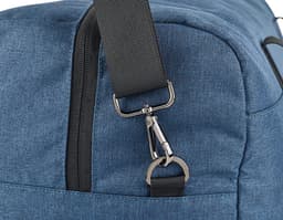 Bolsa de viagem em couro preto - Luxo e elegância para suas viagens. Com fecho seguro, alça ajustável e design moderno, esta