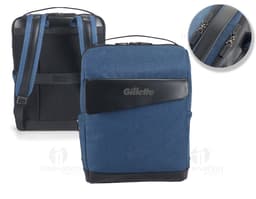 Black leather backpack - Perfect for the office or business trips. With a modern and elegant design, it offers ample storage