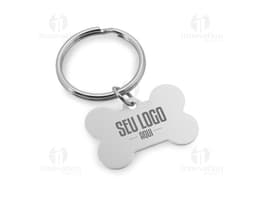Chaveiro Osso de Metal - Design Moderno e Sofisticado para os Amantes de Brindes. Ideal para manter as suas chaves sempre