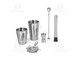 Kit Coquetel contendo container, copo medidor, xícara, bebida, copo, medida, café, chá, líquido, leite, álcool, gelado