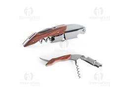 Saca Rolhas com Sistema de Mola de Aço Inoxidável - Ideal para abrir suas garrafas com praticidade e elegância. Possui lâmina