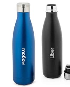 Garrafa em aço inox 540ml para bebidas frescas e saudáveis. Perfeita para levar líquidos na lancheira ou no ginásio. Design moderno e durável para te acompanhar em todas as aventuras. Garanta a sua!