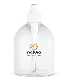 Frasco com Dosador 500ml - Ideal para armazenar produtos de higiene e cuidados pessoais, como loções, shampoos e sabonetes. Prático e higiênico, o frasco garante a dose certa do produto. Aproveite e adquira já o seu!