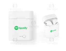 Auriculares True Wireless ABS 250mAh con diseño moderno y tecnológico, representando un dispositivo electrónico avanzado para