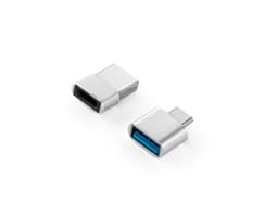 Conjunto de adaptadores modernos e versáteis para dispositivos eletrônicos. Com design clean e tecnologia de ponta, esses
