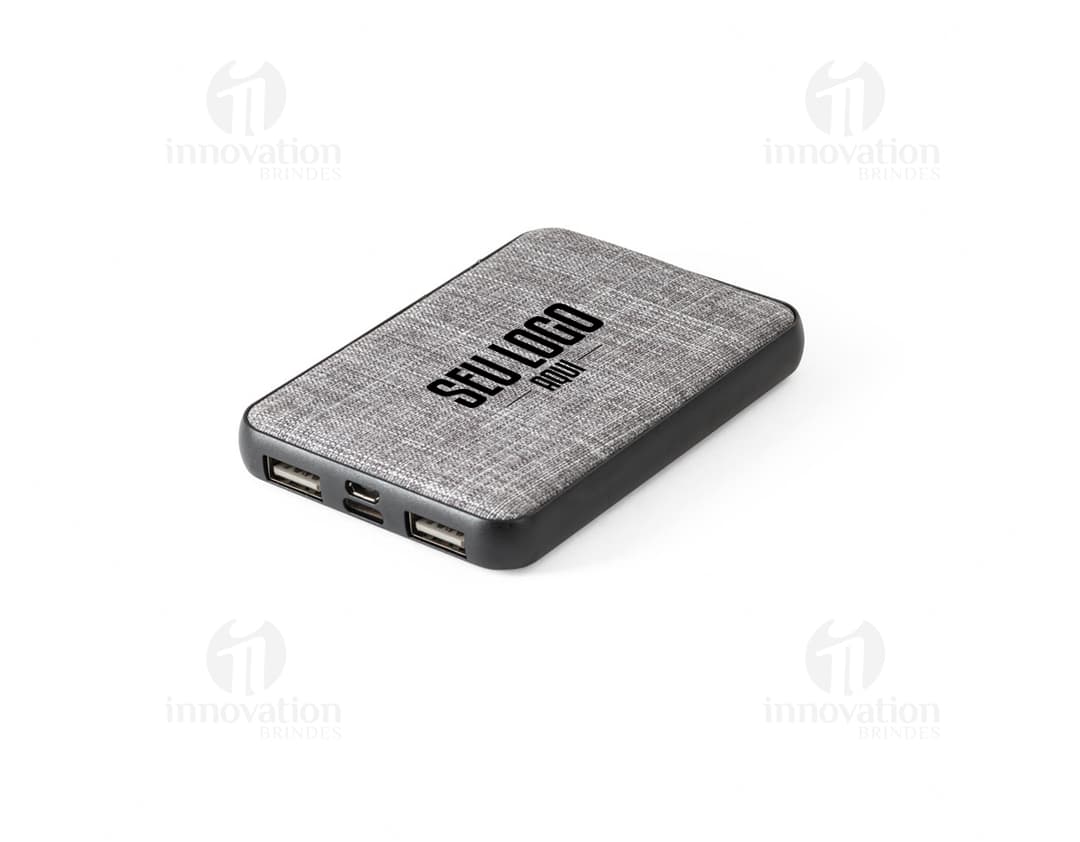 Dispositivo de carregamento portátil power bank com tecnologia de chip, ideal para manter seus dispositivos eletrônicos