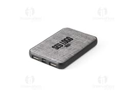 Power bank preto de alta tecnologia para armazenamento de energia. Ideal para carregar dispositivos eletrônicos em movimento.
