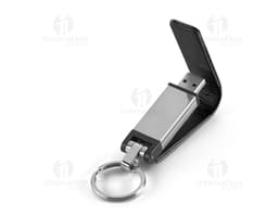 Pen drive 16gb de alta qualidade, perfeito para armazenar seus arquivos com segurança. Design moderno em metal prateado.