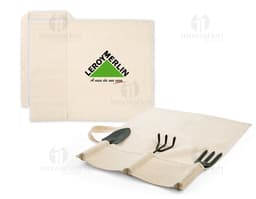 Conjunto de jardinagem em embalagem de papel reciclado. Perfeito para presentear ou armazenar seus acessórios de jardinagem.