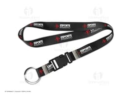 Cordão com fecho para mochila e argola 85x2cm, perfeito para quem busca praticidade e segurança! Com design moderno e