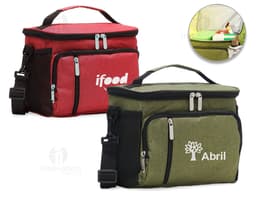 Borsa Térmica de 9 Litros c/ Compartimentos, ideal para el transporte de alimentos y bebidas. Resistente, práctica y con