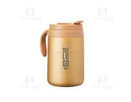 Taza térmica 500ml: ¡mantén tus bebidas calientes por más tiempo! Perfecta para llevar al trabajo, al gimnasio o de viaje.