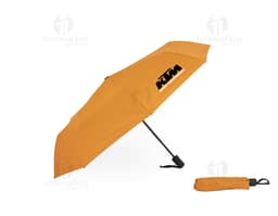 Guarda-chuva automático com proteção UV, design moderno em preto, vazado em forma de dodo, modelo 3D com espaço para mensagem