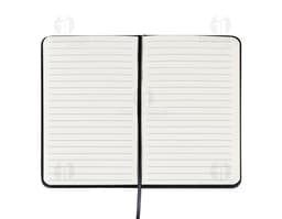 Moleskine emborrachada 21x14, perfeita para anotações e desenhos criativos. Feita com material de alta qualidade, ideal para