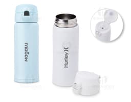 400ml Thermal Water Bottle - Keep your favorite drink at the ideal temperature! Stainless steel thermal bottle, clean and