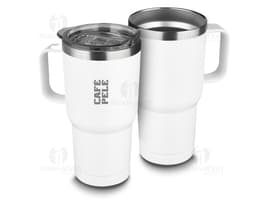 Caneca térmica 600ml: mantenha suas bebidas quentes ou geladas por mais tempo com essa caneca de alta qualidade. Perfeita