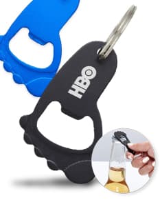 Chaveiro metal abridor - O chaveiro perfeito para abrir suas bebidas favoritas com praticidade e estilo. Feito em metal resistente, ideal para levar com você onde quer que vá. Adquira já o seu!