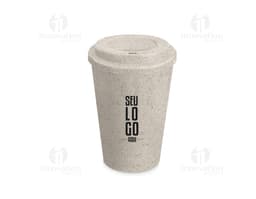 Copo Fibra de Arroz 450ml - Sustentável e prático para o seu dia a dia! Feito com material ecológico, esse copo é perfeito
