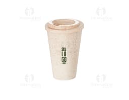 Copo Fibra de Madeira 400ml - Ideal para presentear! Feito com material sustentável, leve e resistente. Perfeito para manter