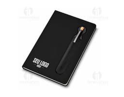Cuaderno de notas 21x14 con tapa personalizada para organizar tus ideas con estilo. Perfecto para reuniones y sesiones de