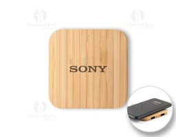 Carregador portátil de 10W, dispositivo eletrônico preto, portátil e moderno, compatível com diversos aparelhos eletrônicos