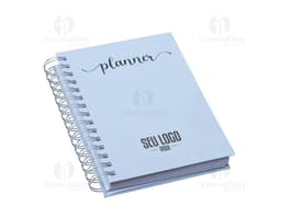 Annual planner in percalux with calendars.