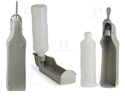 Water Bottle Drinker Pet 420ml - The perfect bottle to stay hydrated throughout the day. Made from high-quality transparent