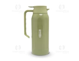Garrafa térmica de 1,4 litros em plástico, ideal para manter suas bebidas quentes ou geladas por horas. Perfeita para uso em